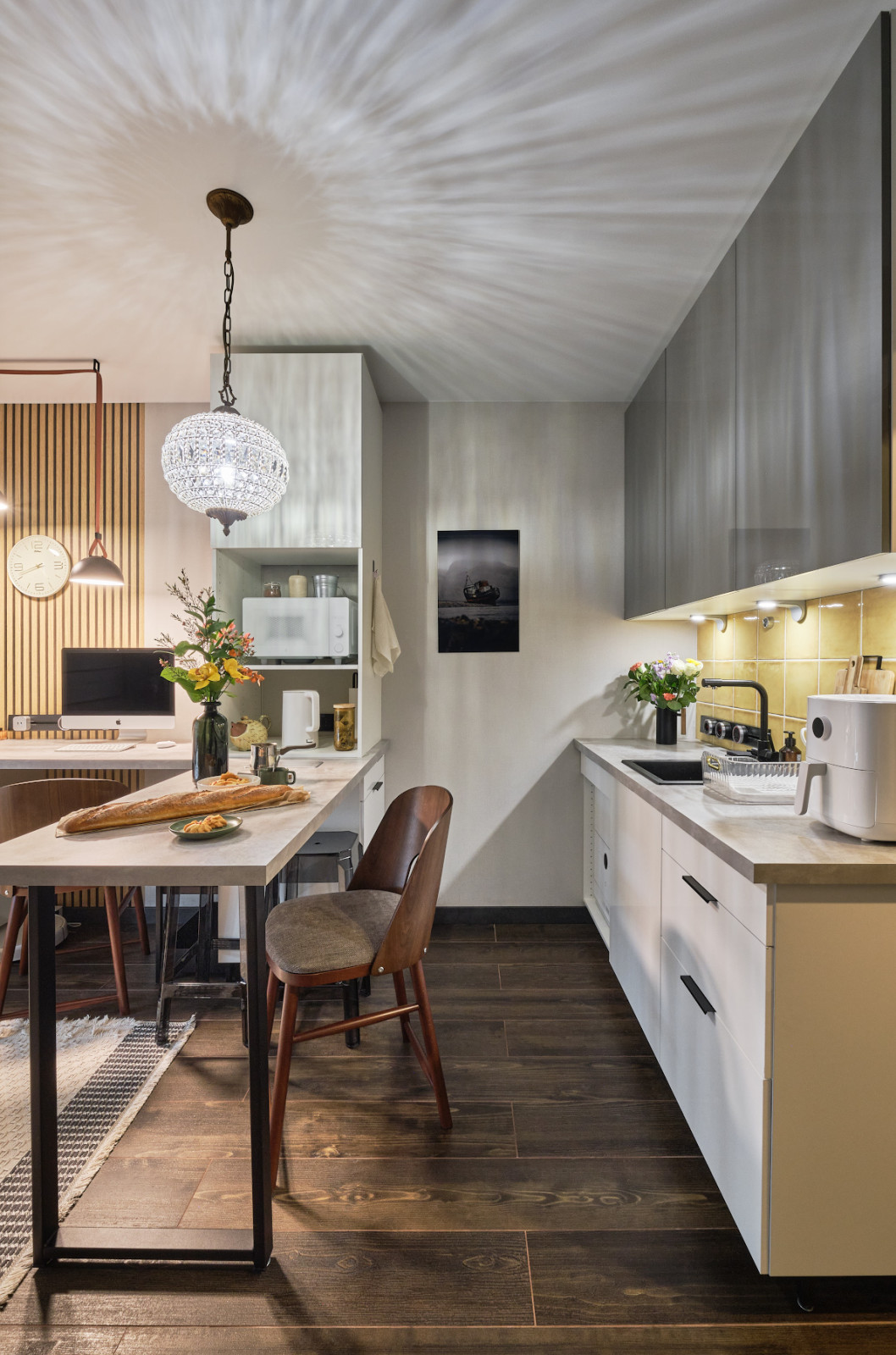 Интерьерная съёмка студии 19 кв.м. на Братиславской (Москва)