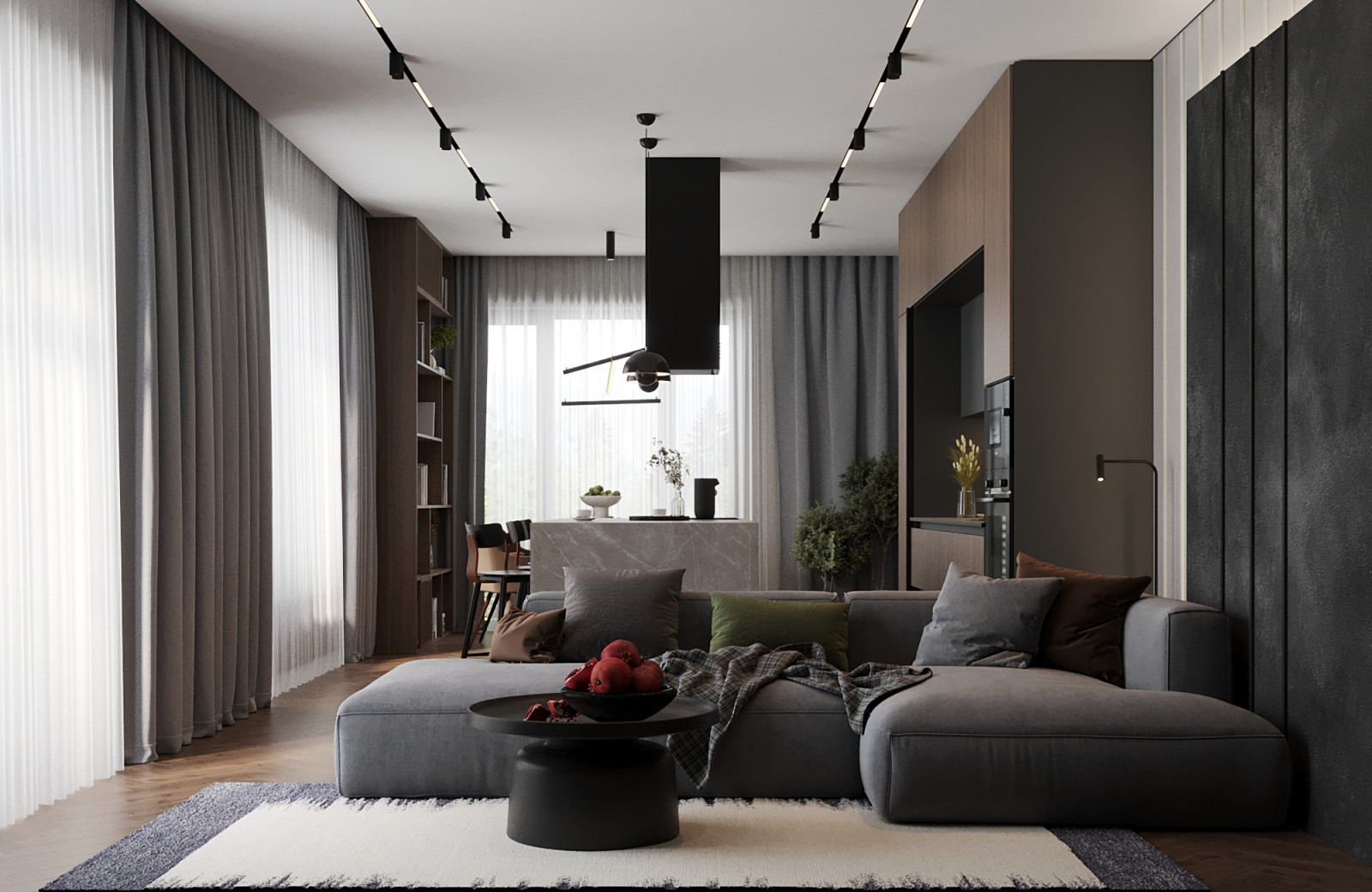 Кухня-гостиная