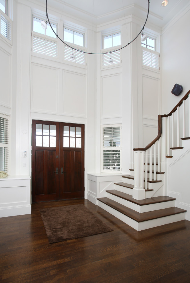 Photo of a transitional entryway in Boston.
