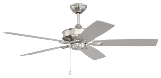 Craftmade Optimum 52" Ceiling Fan with Blades OPT52BNK5 - Polished Nickel