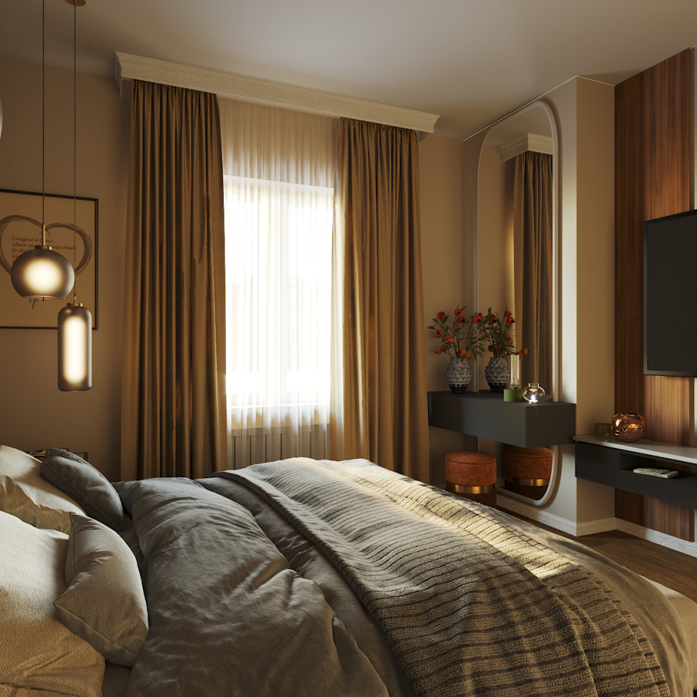 Проект гостевой комнаты в современном стиле