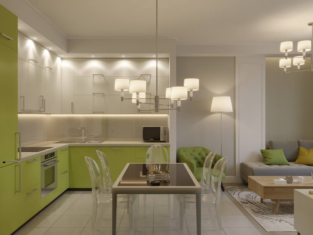 Кухня -столовая.