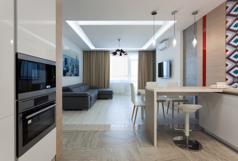 Квартира с яркими элементами