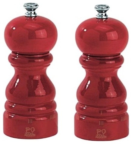 Peugeot Paris U Select Salt And Pepper Mill Set Contemporary Peugeot Paris U Select 5 Red Lacquer Salt And Pepper