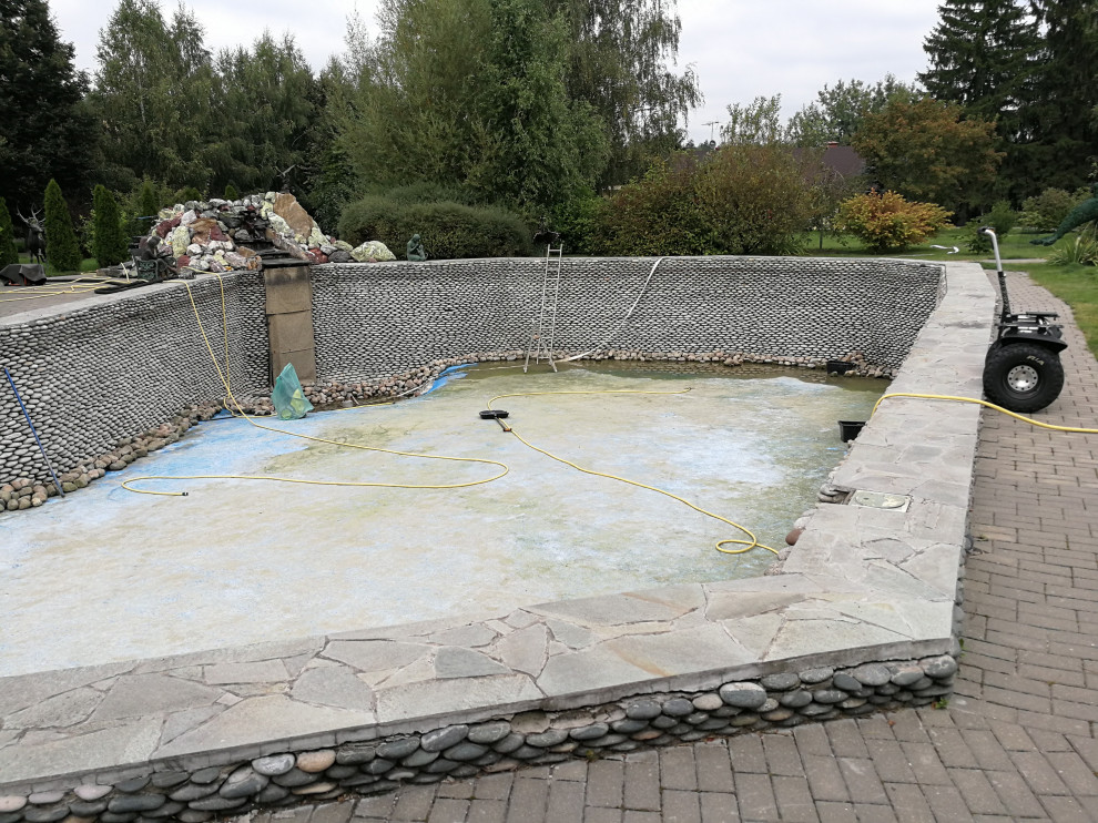 Переделка водоема