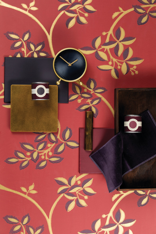 Farrow&Ball Metallic Wallpapers at Manders