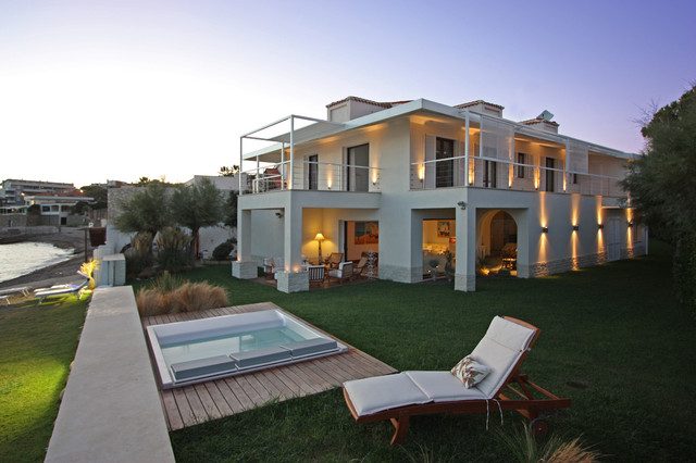 seafront villa mediterraneo-fachada