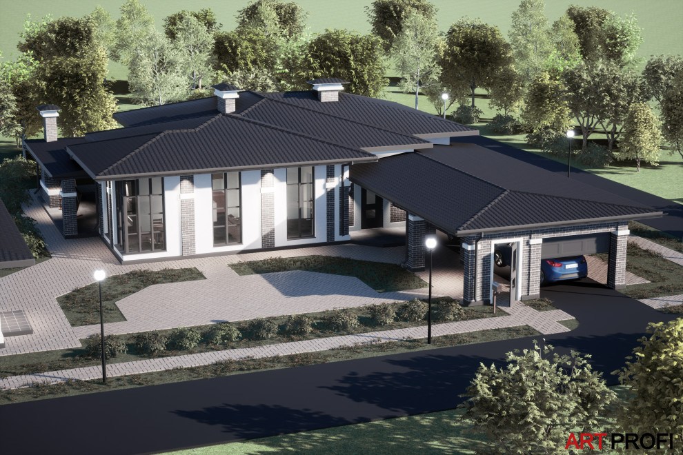 Индивидуальный дом 196 м2