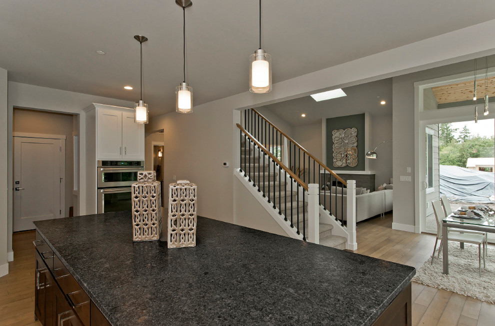 Transitional kitchen photo in Boise