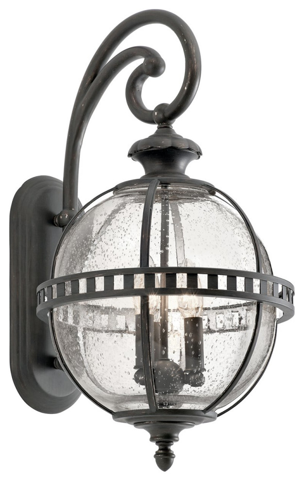 Kichler Halleron 3 Light Large Outdoor Wall Sconce in Londonderry