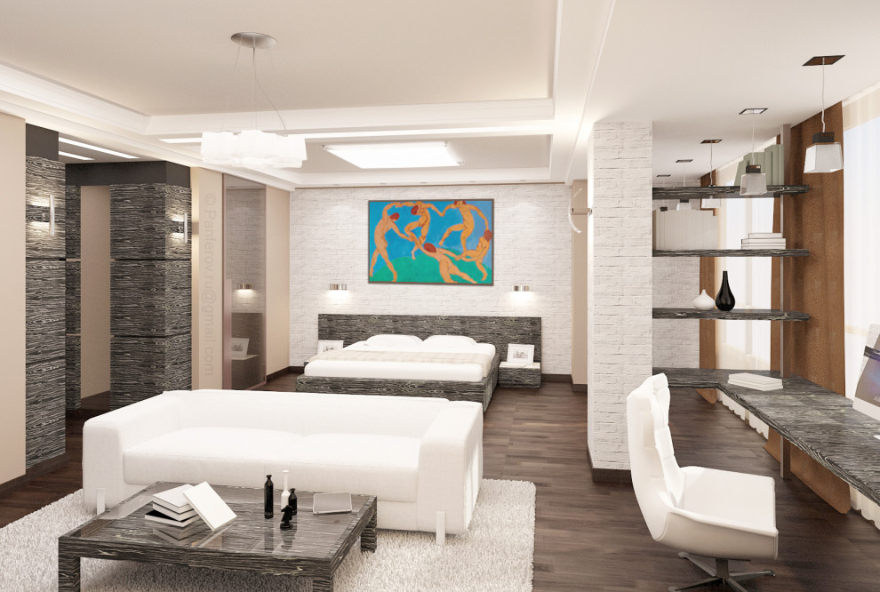 Дизайн-проект квартиры в жилом комплексе "СКАЙ ФОРТ"