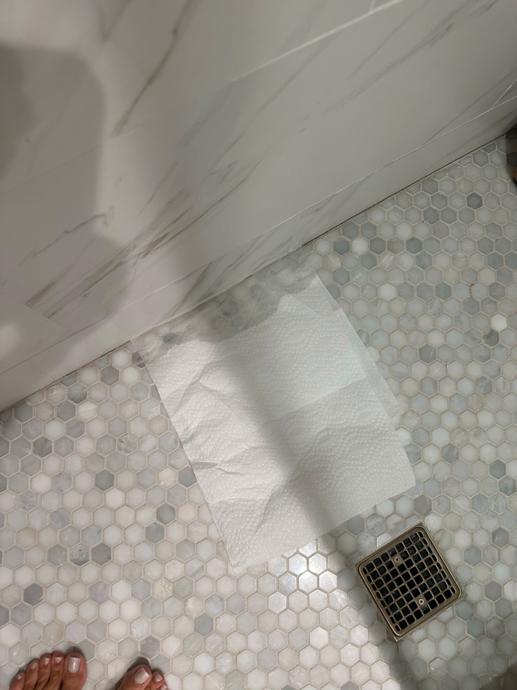 Shower not draining properly?