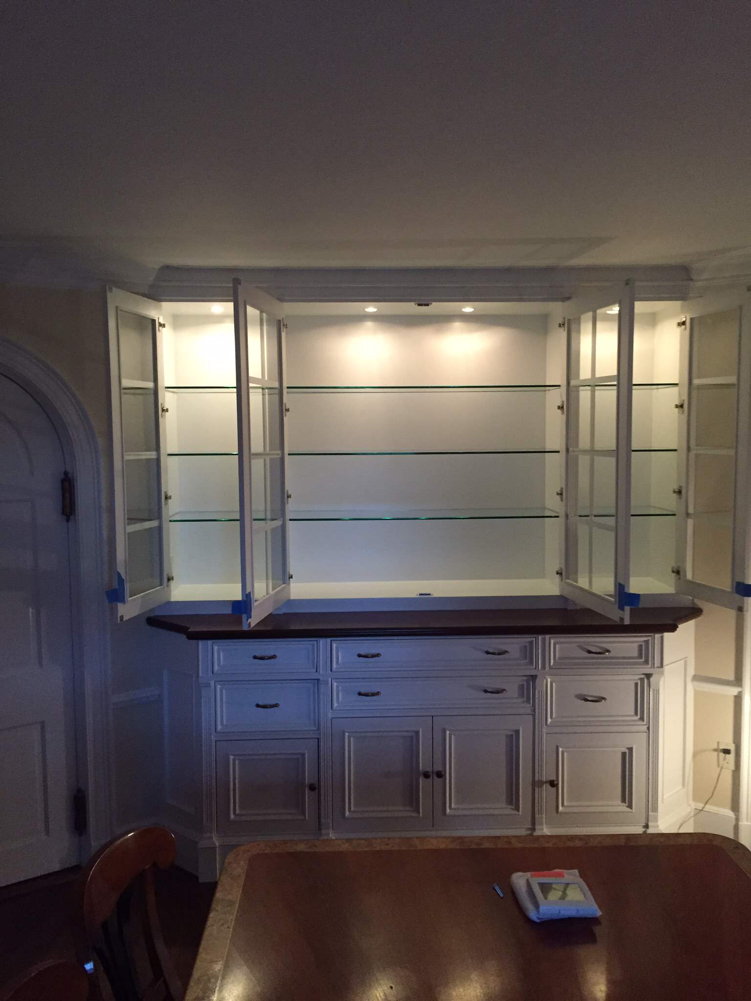Mts.Muhr dinning room custom cabinet