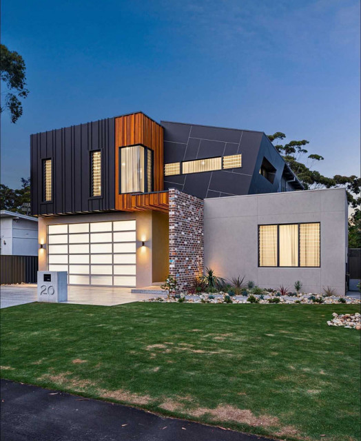 Clear Acrylic Garage Door Contemporary Garage Central Coast by