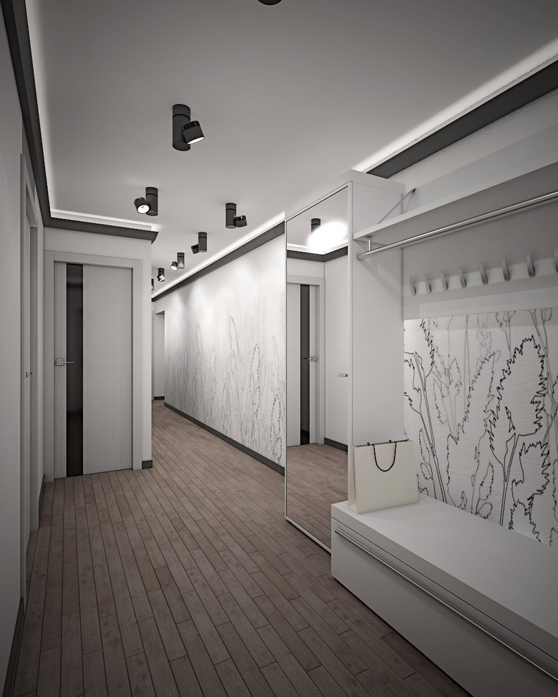 Дизайн-проект 3-х комнатной квартиры,103 м2.  Стиль Современный