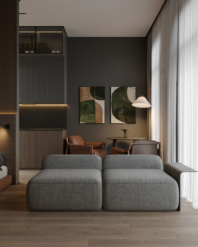 Дизайн проект апартаментов 28 Кв под посуточную аренду