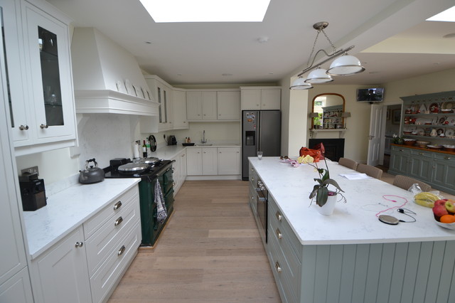 Contemporary Extension and Attic Conversion traditional-kitchen