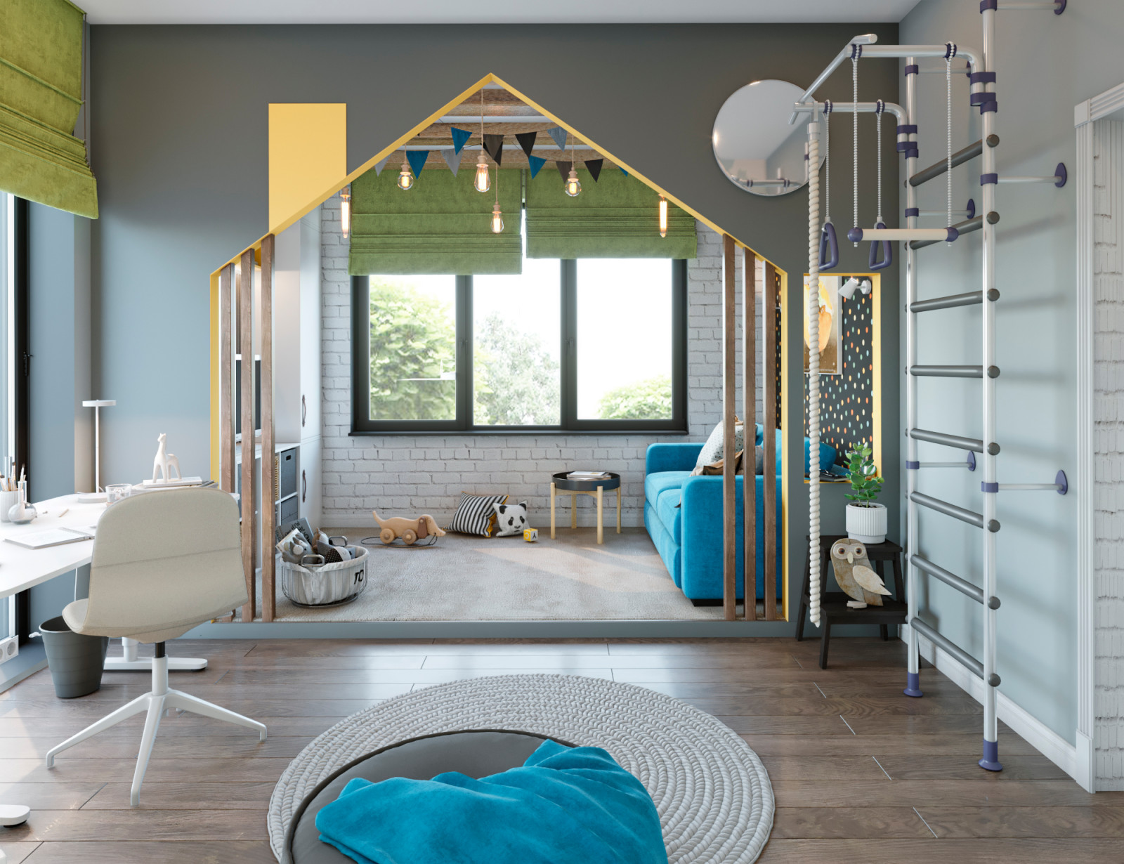 Коттедж с террасой