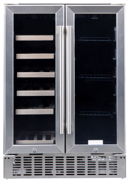 Conserv Advanced Appliances 19-Bottle, Dual Temperature Wine Refrigerator