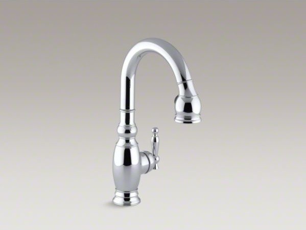 KOHLER Vinnata(R) single-hole or three-hole kitchen sink faucet with pull-down 1