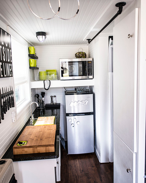 Shoebox Tiny Home eclectic-kitchen