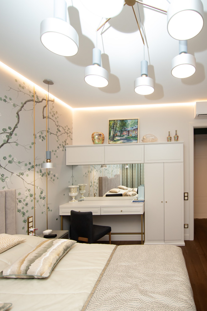 Меблировка спальной комнаты в стиле неоклассика