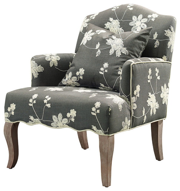 Floral Armchair Traditional Armchairs And Accent Chairs by Linon
