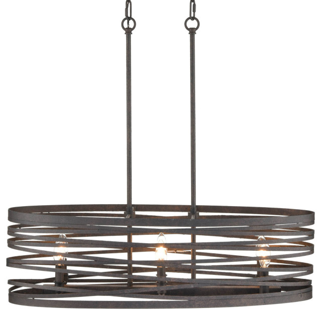 Miseno ML72609 Annata 6 Light 36"W Linear Chandelier ...