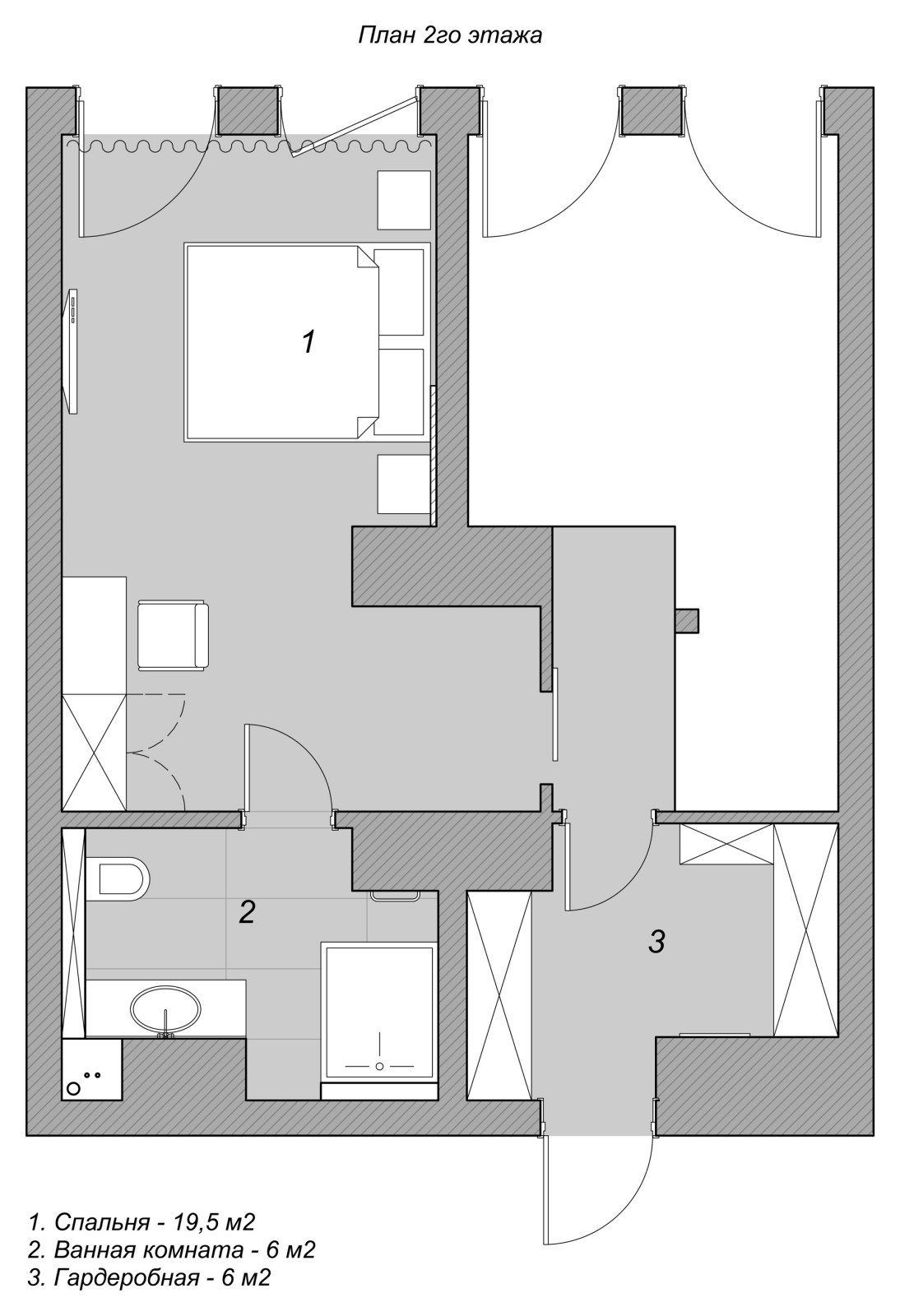 Дизайн-проект пентхауса в ЖК Европейский берег с высотой потолка 5,8 м.