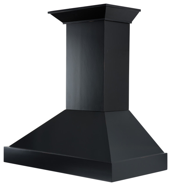 ZLINE 30 Inch Wooden Range Hood - Rustic Dark Finish With 760 CFM Motor