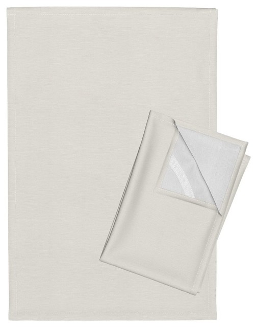 plain white tea towels