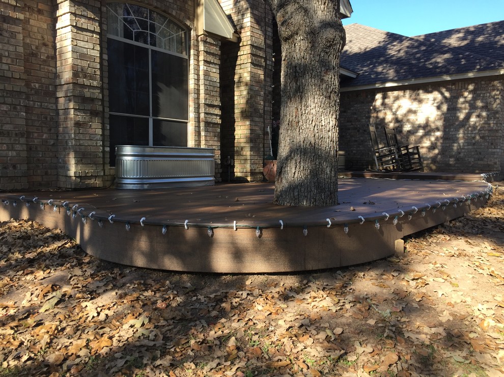 Inspiration for a modern deck remodel in Austin