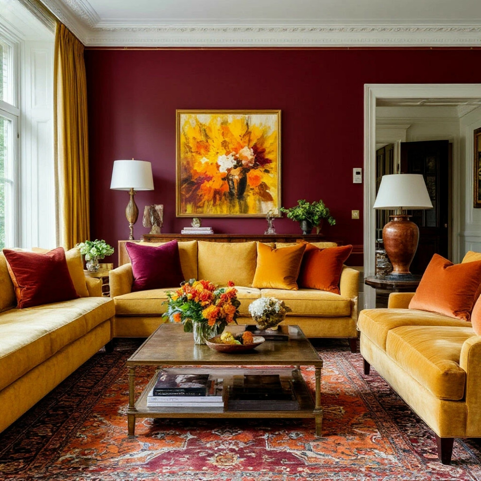 Золотая осень в интерьере