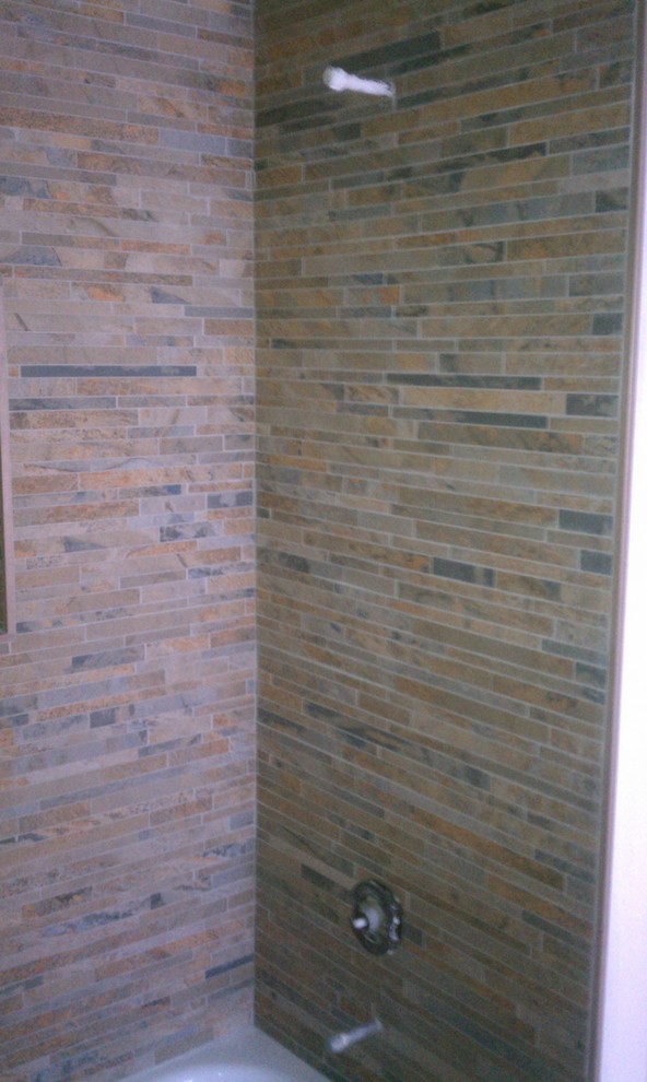 Transitional bathroom photo in Orange County