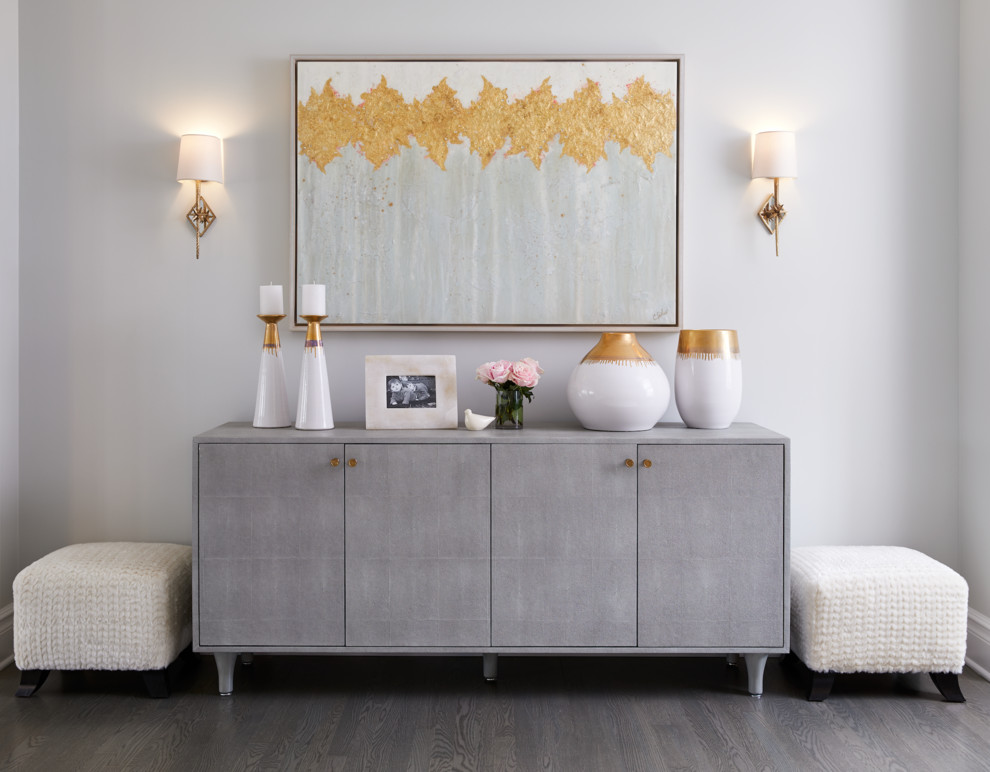 Scarsdale - Dining room - transitional dining room idea in Raleigh