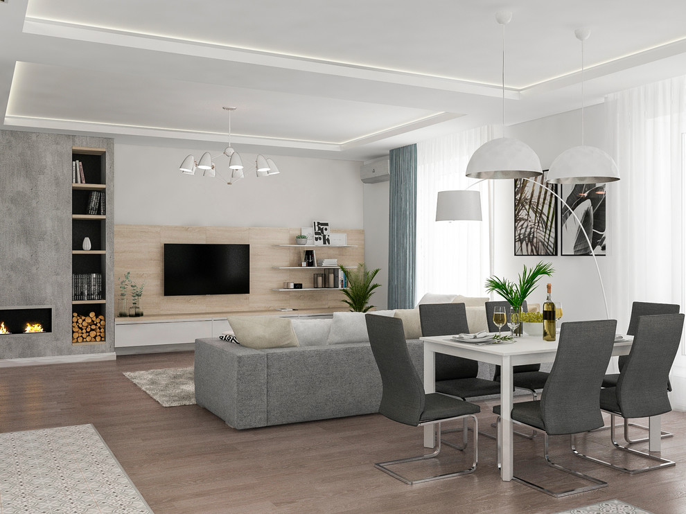 Визуализации гостиной. Частный дом ,Балаково, 150 м2