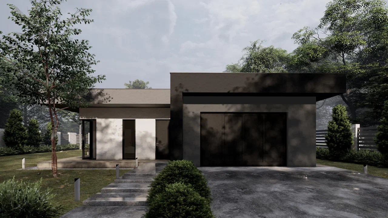 Дом с круговой террасой | 158 м²