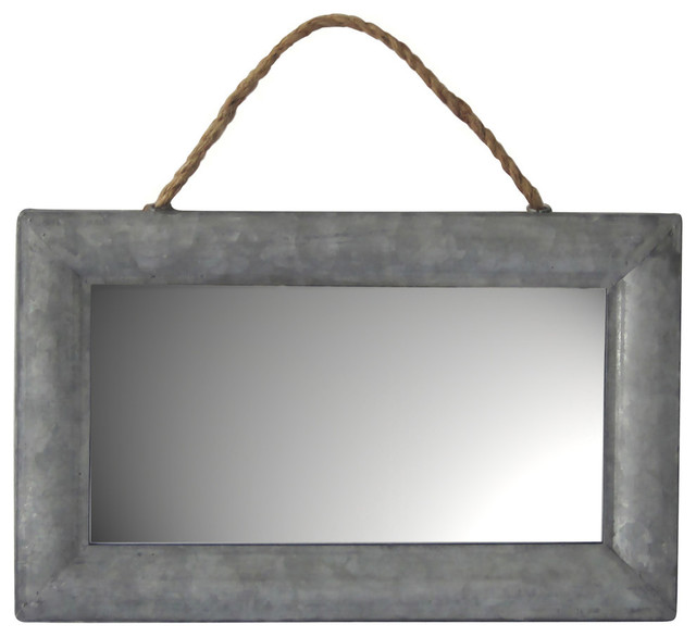 Galvanized Metal Wall Mirror Mirrors By Cheungs Galvanized Metal Wall Mirror