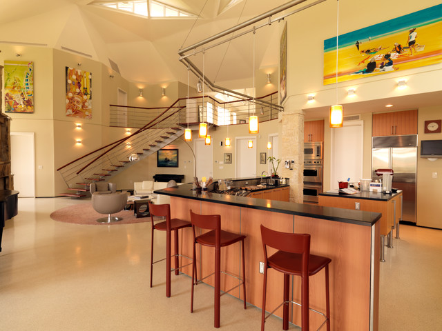 Custom Home: Clear Springs I Boerne, TX eclectico-cocina
