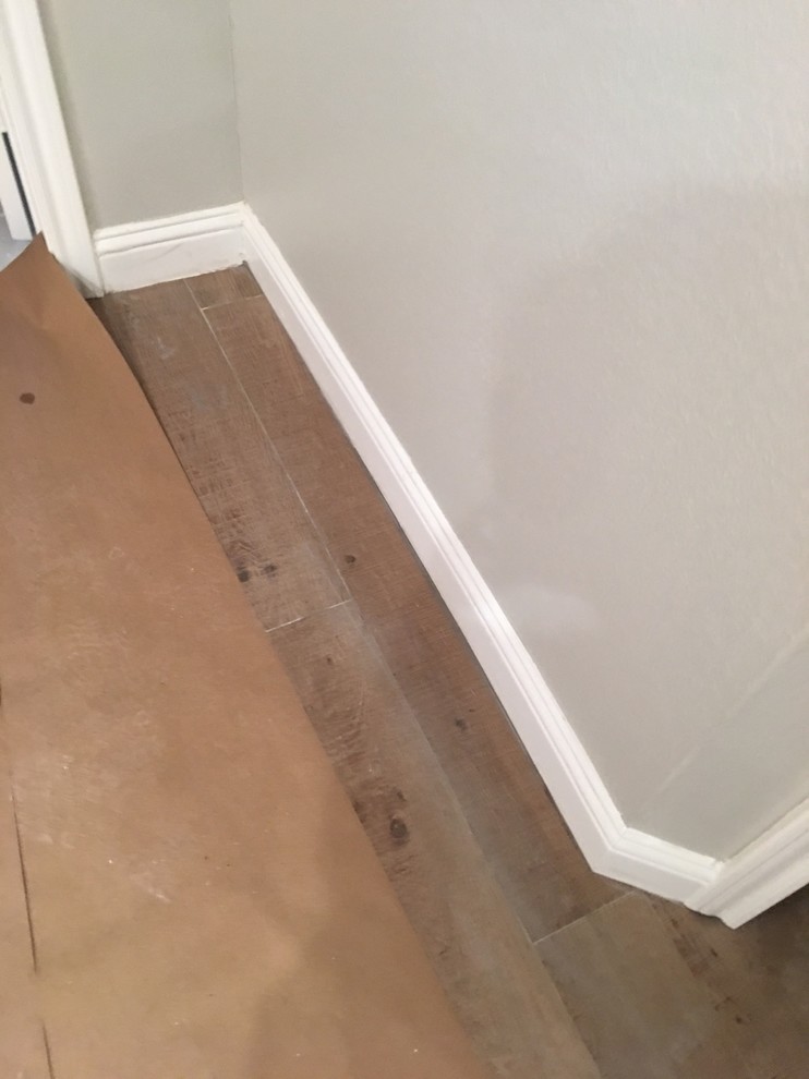 Do we caulk or use quarter round?