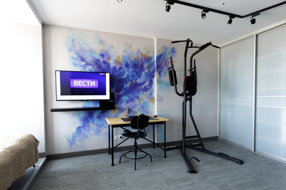 Роспись "Звезда смерти" для молодого мужчины