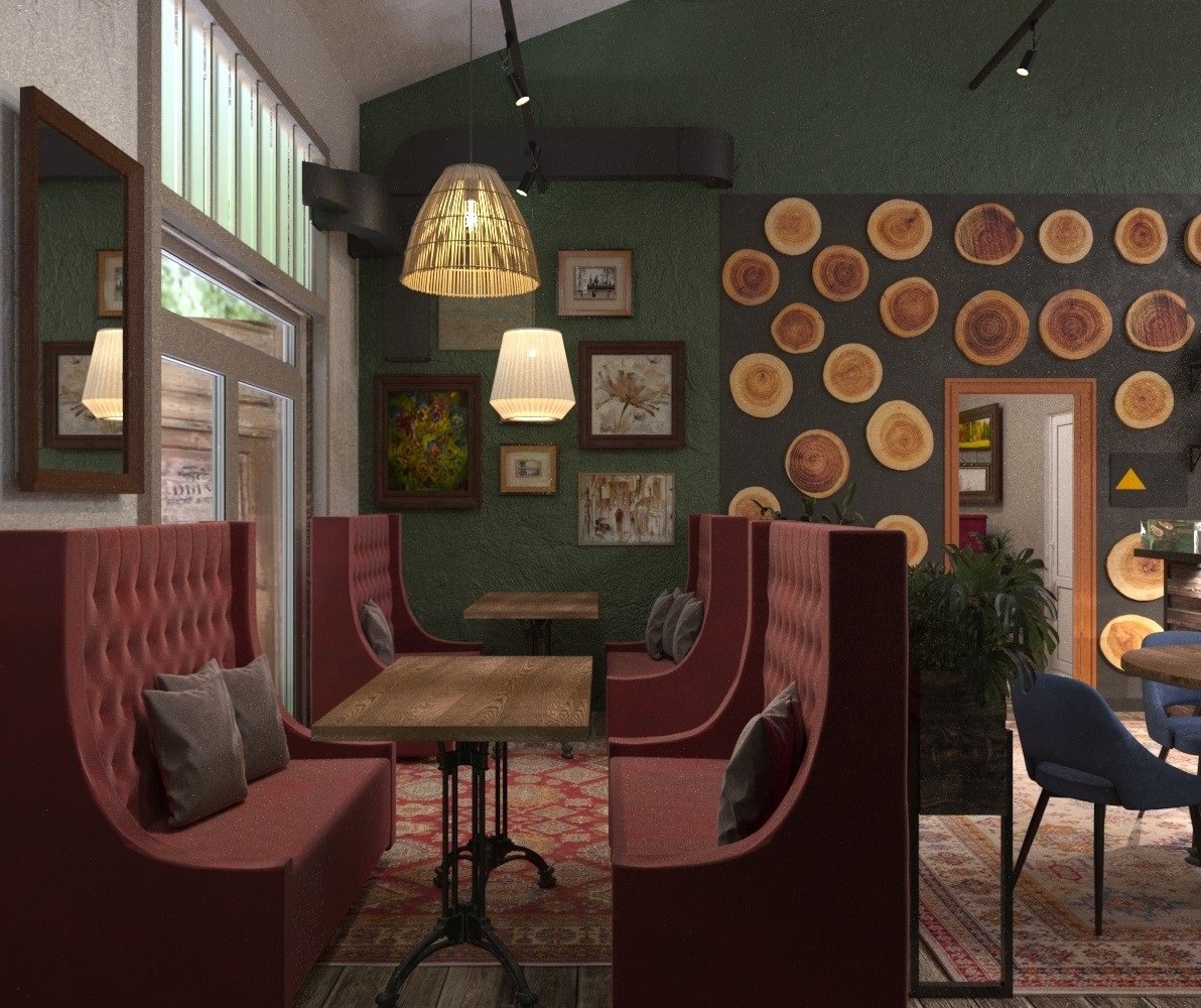 кафе ДЫМ в Шуваловском парке