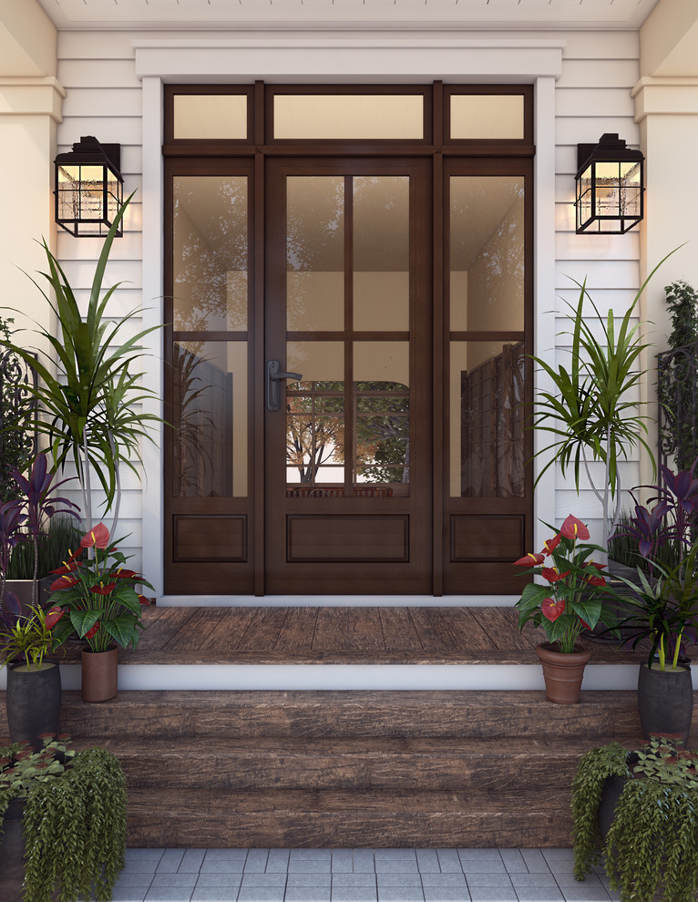 Home design - transitional home design idea