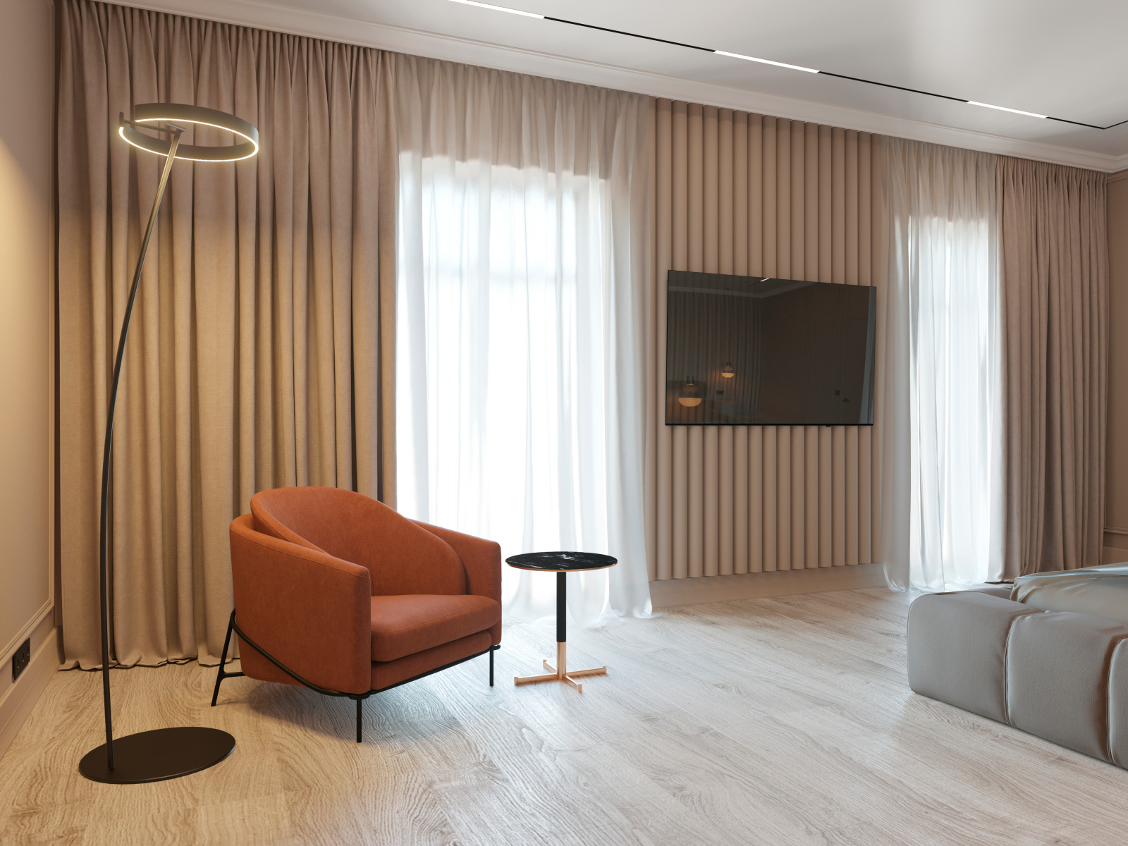 Дом для семьи. Спальня.