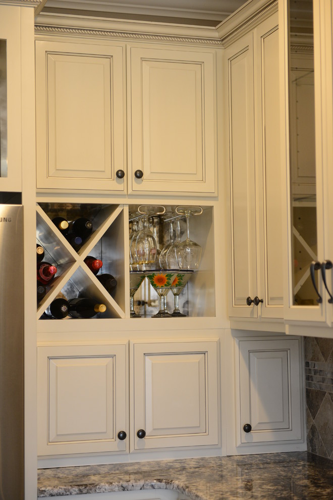 Inspiration for a huge transitional kitchen remodel in Chicago