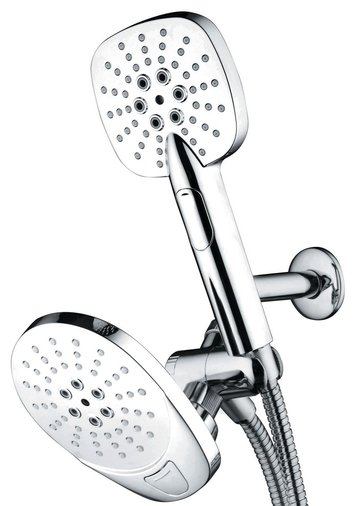 AirJet700 3in1 Rainfall Shower Combo with Dual PushButton Flow