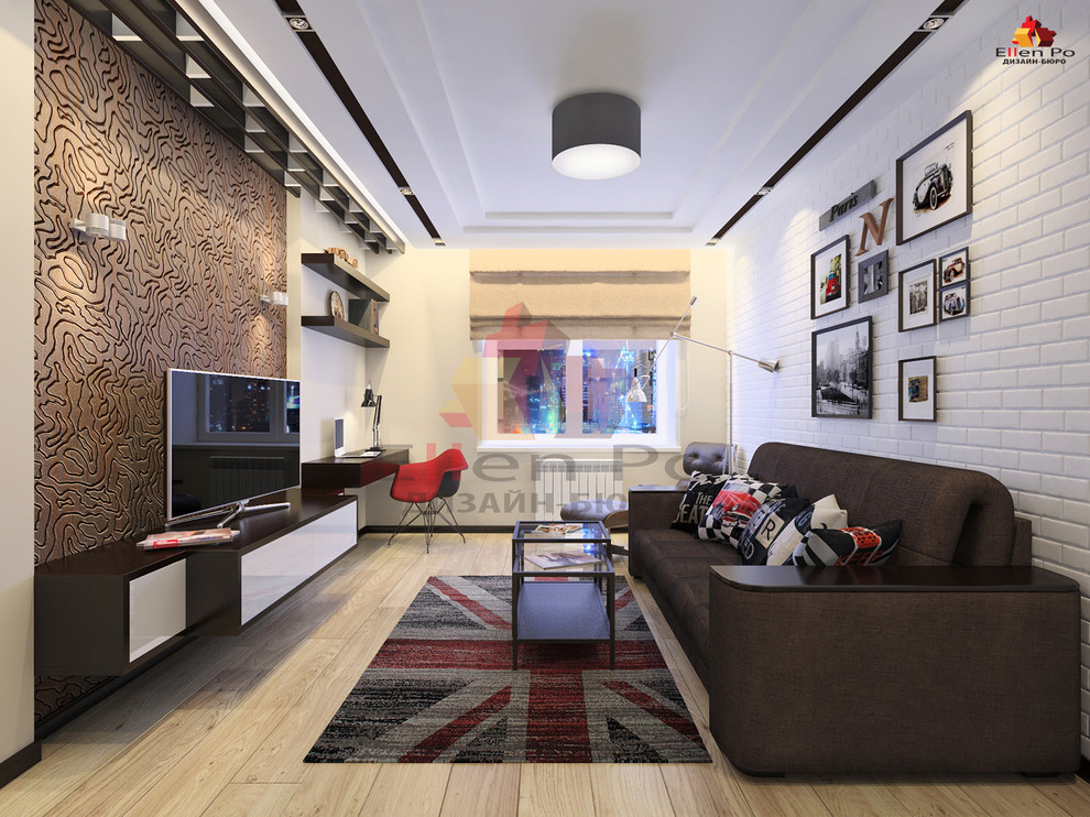 Двушка в стиле Бостонский Лофт