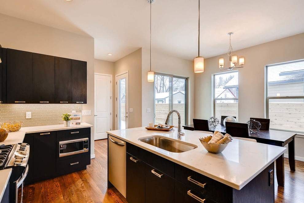 Inspiration for a transitional kitchen remodel in Denver