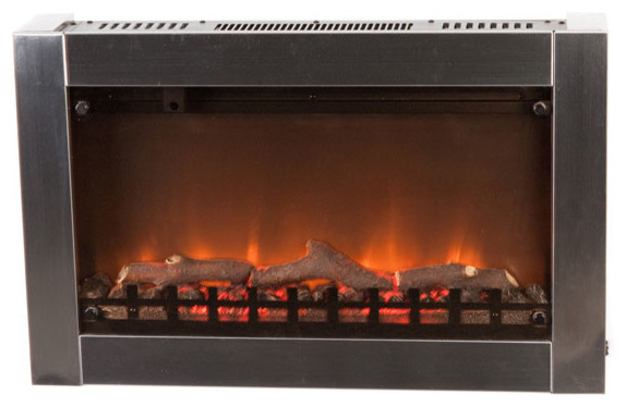 Fire Sense Stainless Steel Wall Mounted Electric Fireplace