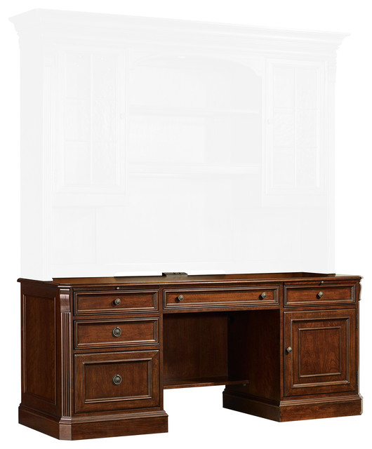 Hooker Furniture Brookhaven Computer Credenza In Cherry